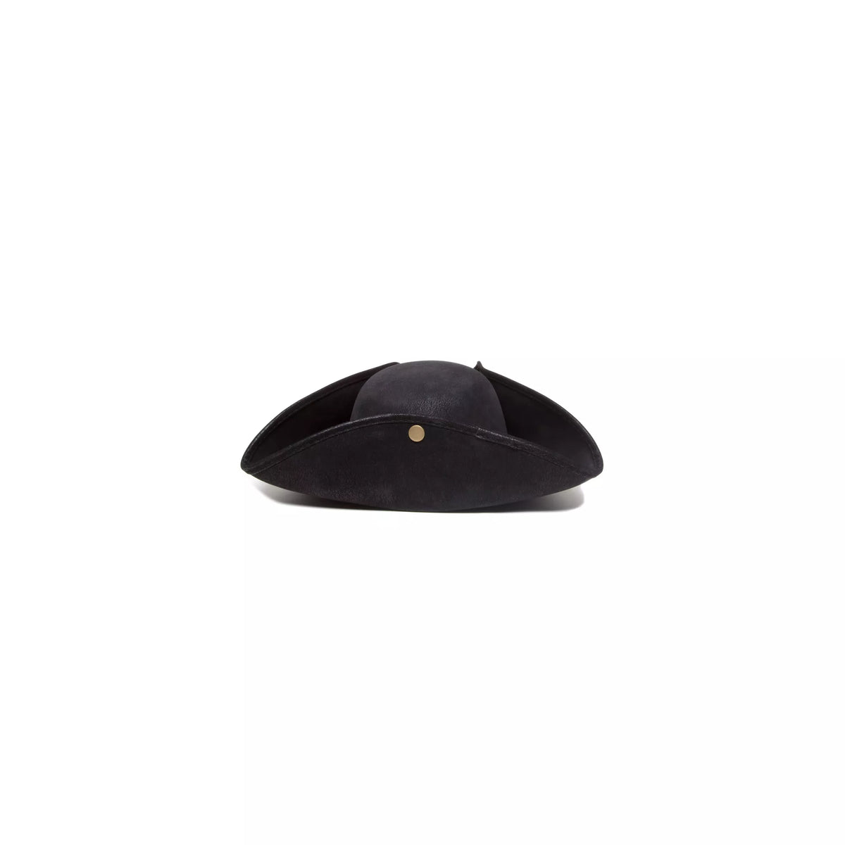 Black Tri Point Pirate Hat - Deluxe