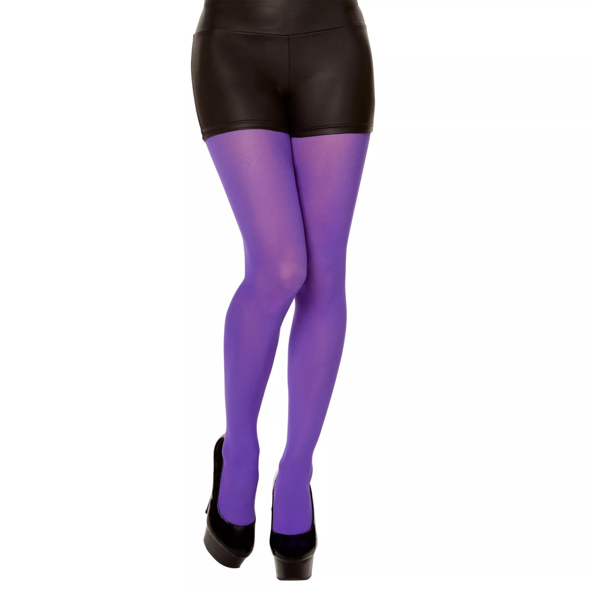 Opaque Purple Tights