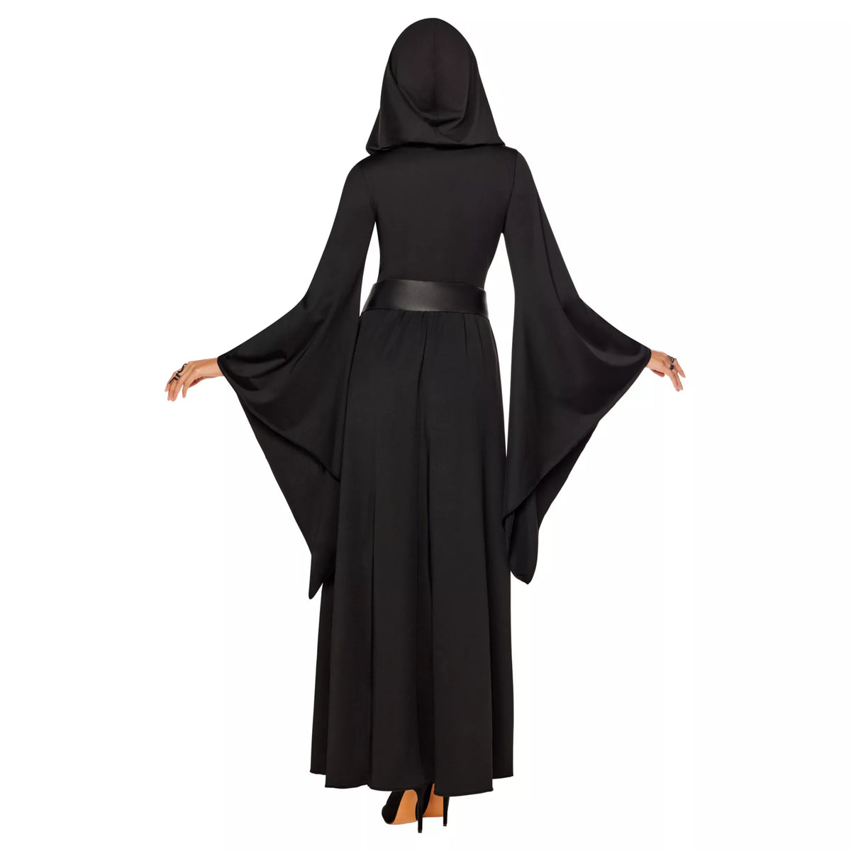 Adult Black Hooded Dress