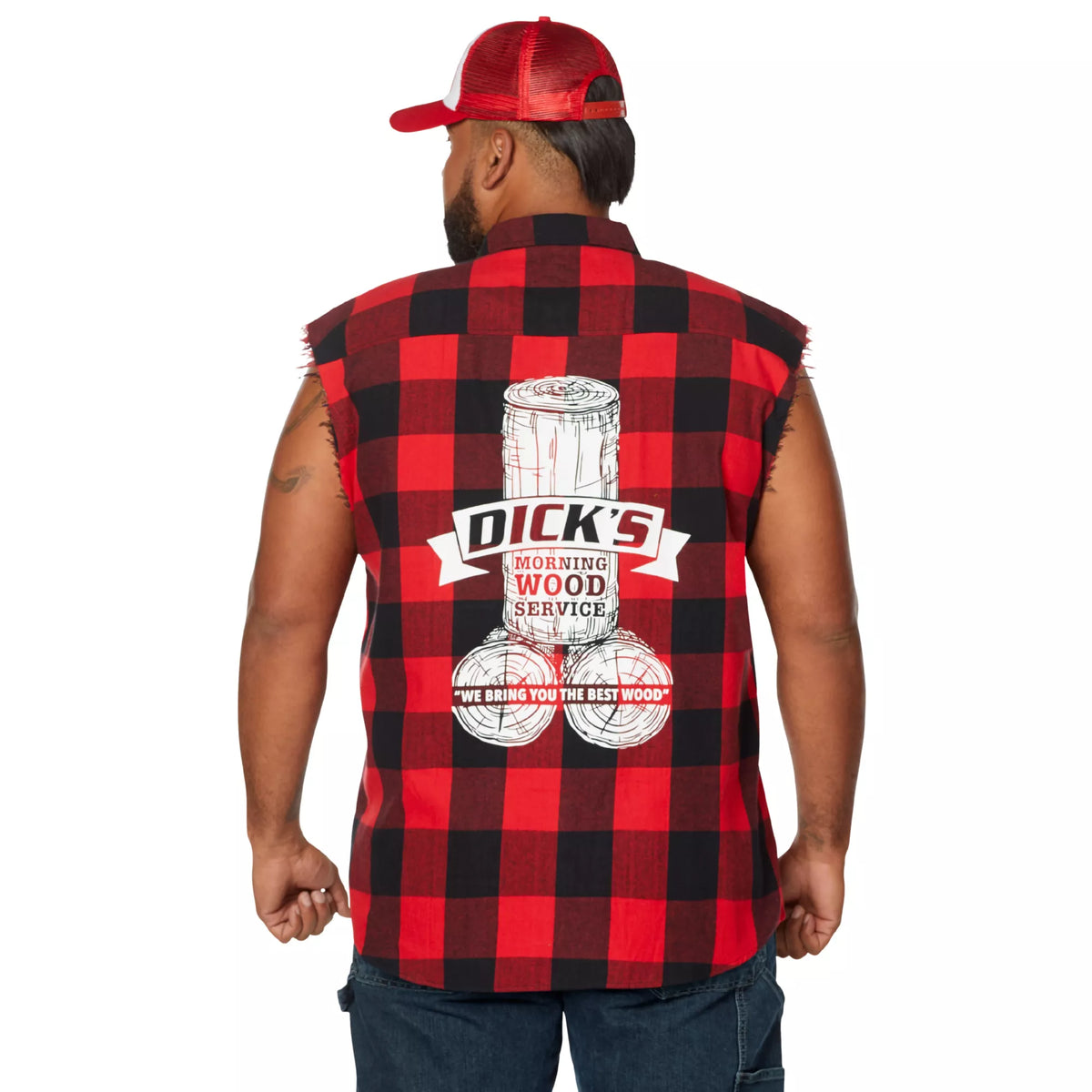 Adult Dick's Morning Wood Service Plus Size Vest