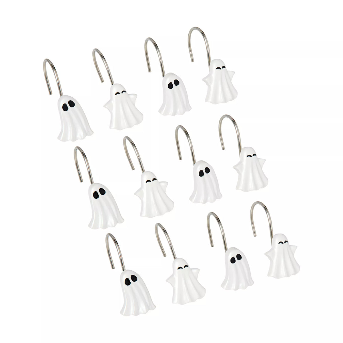 Ghost Shower Hook Set - 12 Pack