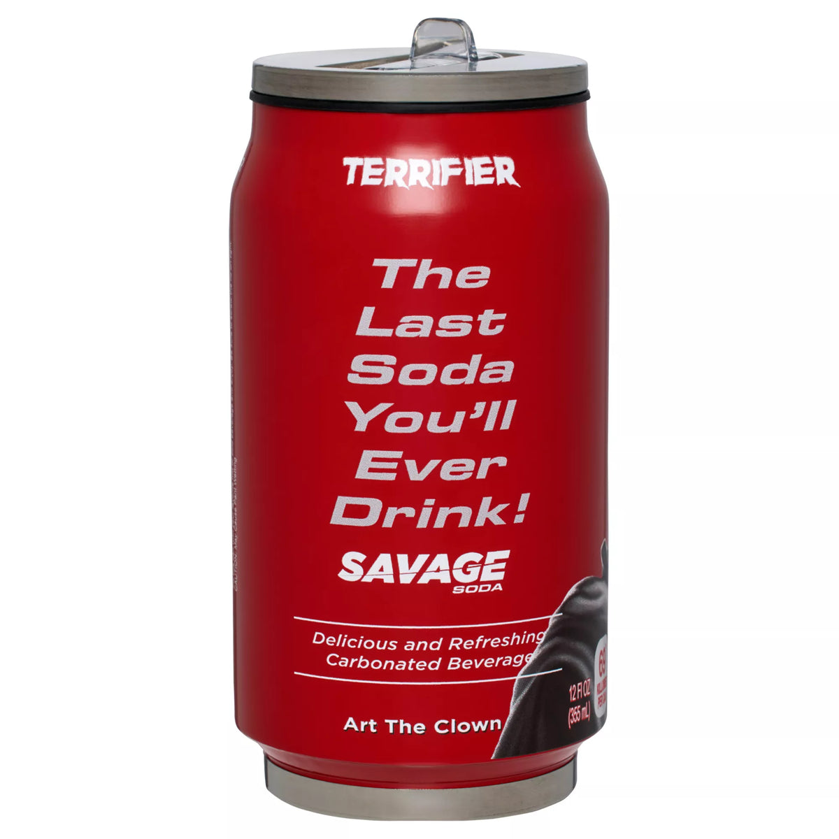 Art the Clown Savage Soda Reusable Can 12 oz. - Terrifier
