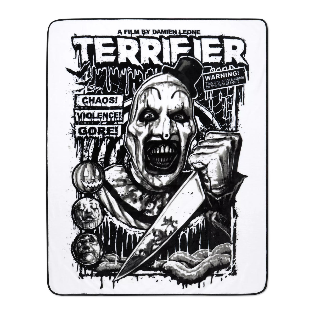 Art the Clown Chaos Fleece Blanket - Terrifier