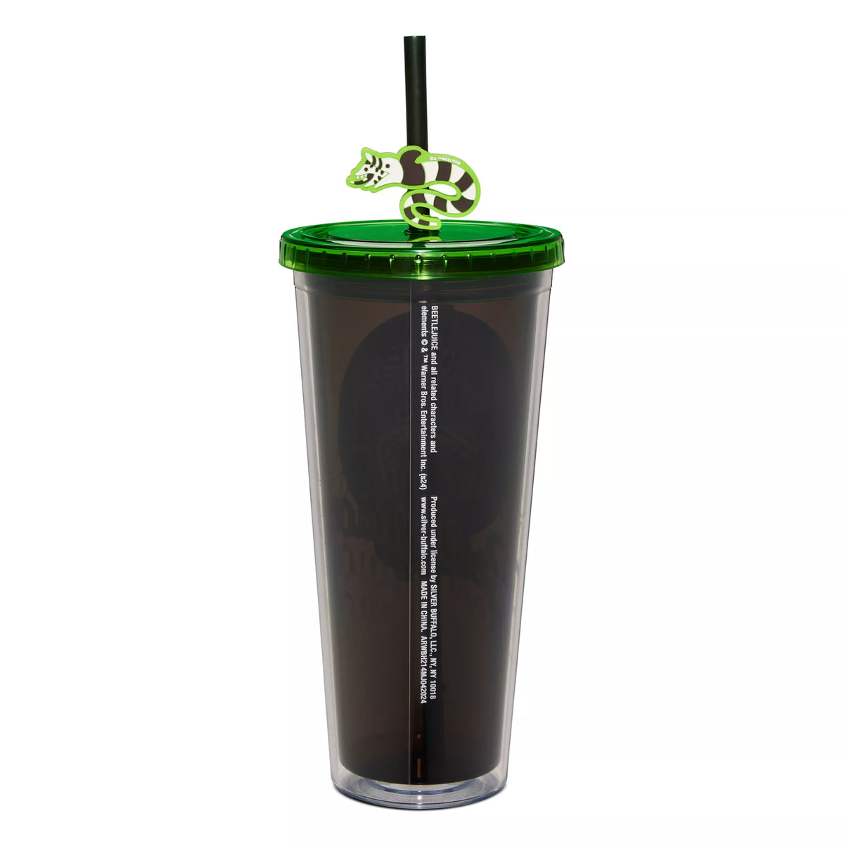Beetlejuice Cup with Sandworm Straw Topper - 24 oz.