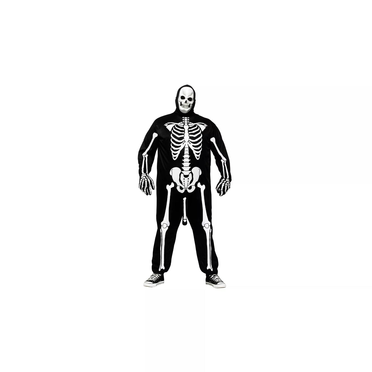 Adult Skeleboner Plus Size One Piece Costume