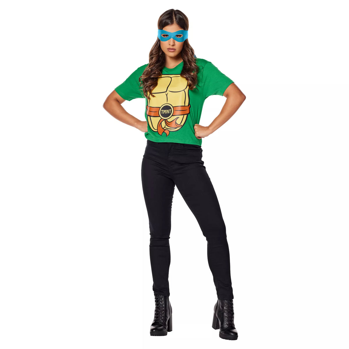 Adult Teenage Mutant Ninja Turtles T Shirt Costume Kit